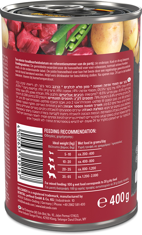 Belcando 400g/6kpl BEEF Super Premium