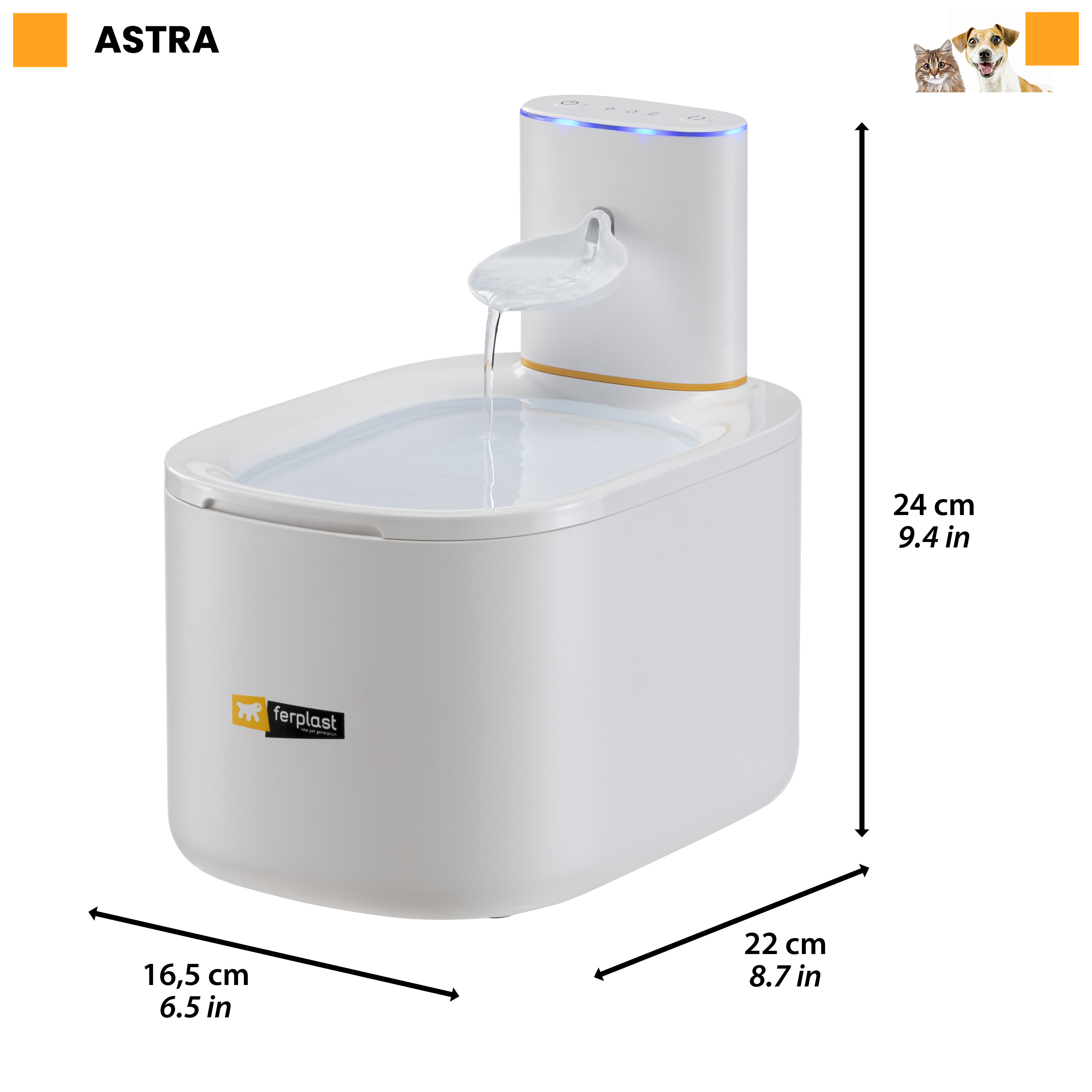 Ferplast Astra älykäs vesiautomaatti 