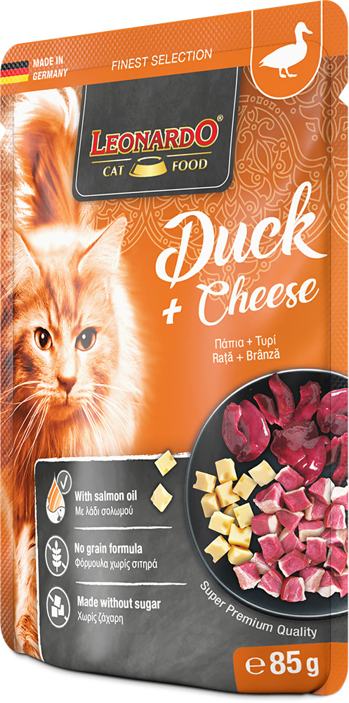 Leonardo 85g*16kpl Duck + Cheese