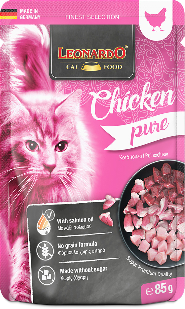 Leonardo 85g*16kpl Pure Chicken