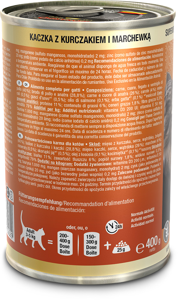 Leonardo 400g*6kpl Superior DUCK