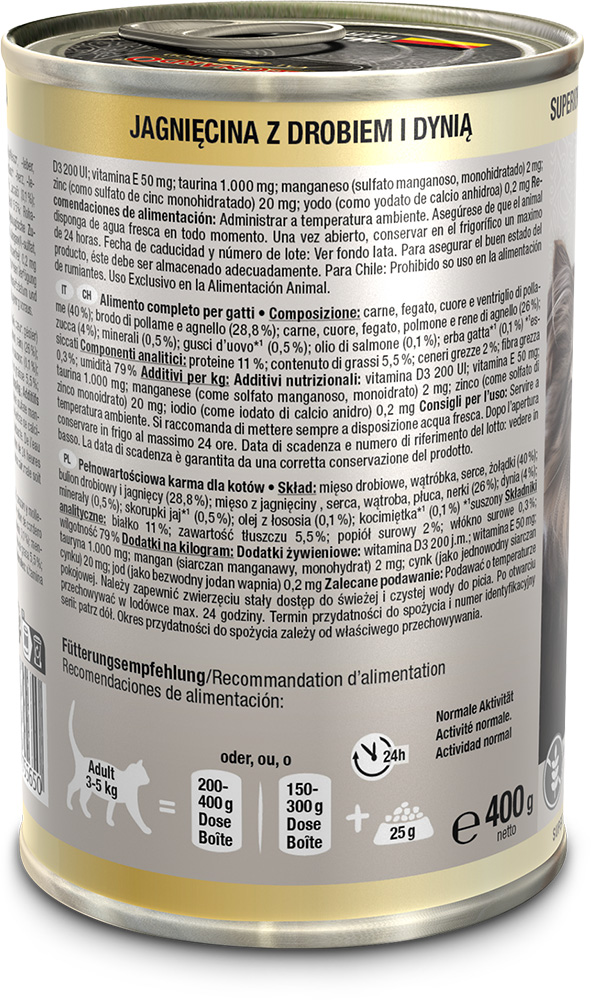 Leonardo 400g*6kpl Superior LAMB