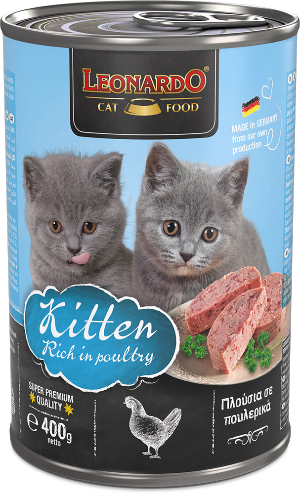 Leonardo 400g*6kpl KITTEN rich in poultry
