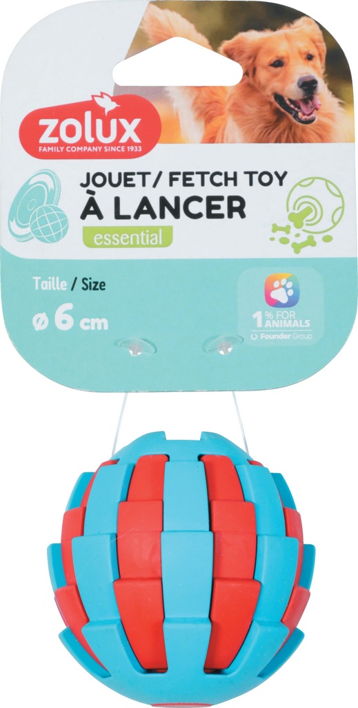 Zolux Treat rubber ball 6cm