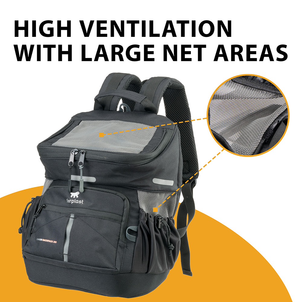 Ferplast Voyager reppu 350,musta