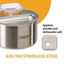 Ferplast Thebe Steel Fountain + suodatinsetti