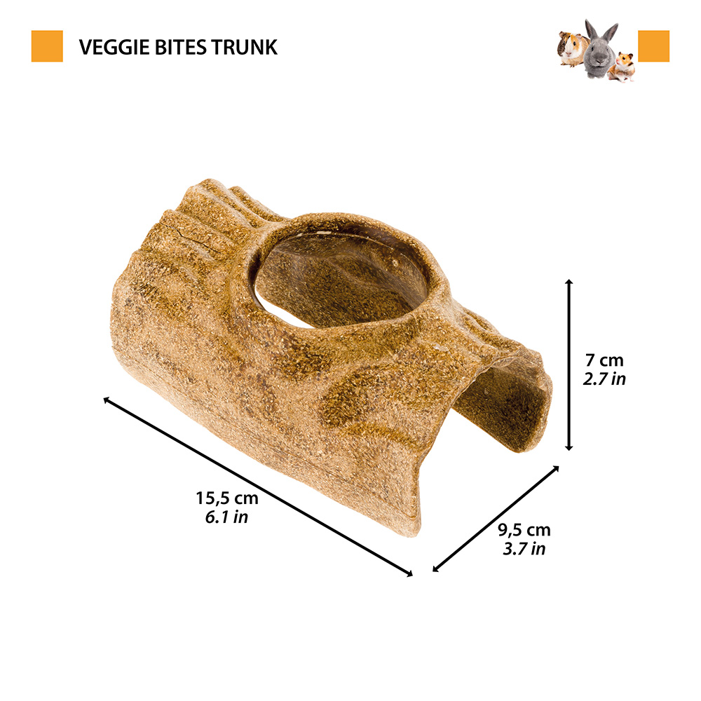 Ferplast Veggie trunk, syötävä piilo