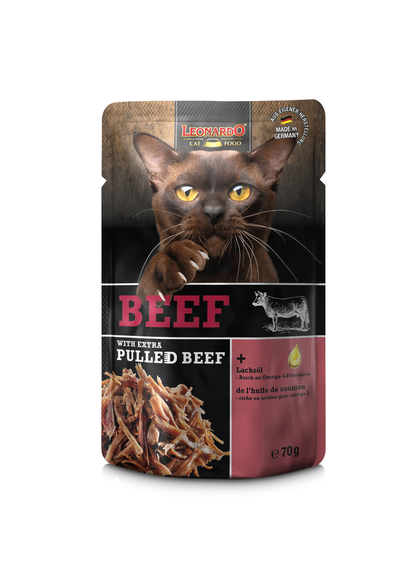 Leonardo 70g*16kpl Beef + extra pulled Beef