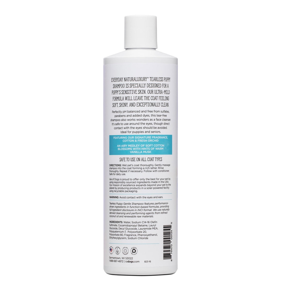 IOD Tearless puppy shampoo