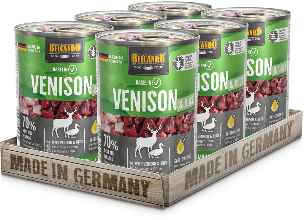 Baseline 400g*6kpl WILD & DUCK säilyke