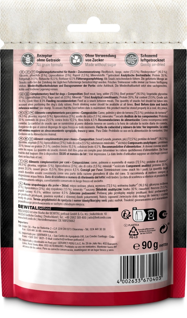 Belcando Bits Beef 90g