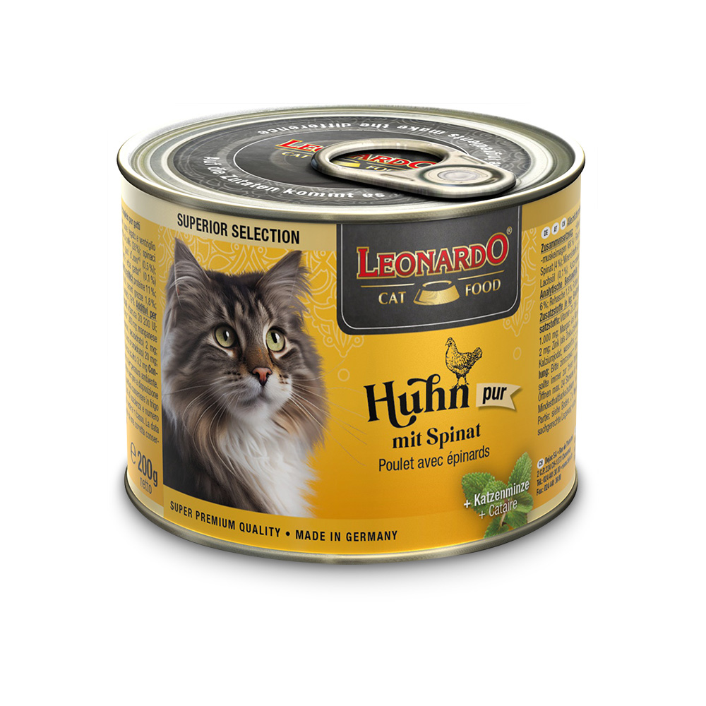 Leonardo 200g/6kpl SS Chicken with spenat +catmint