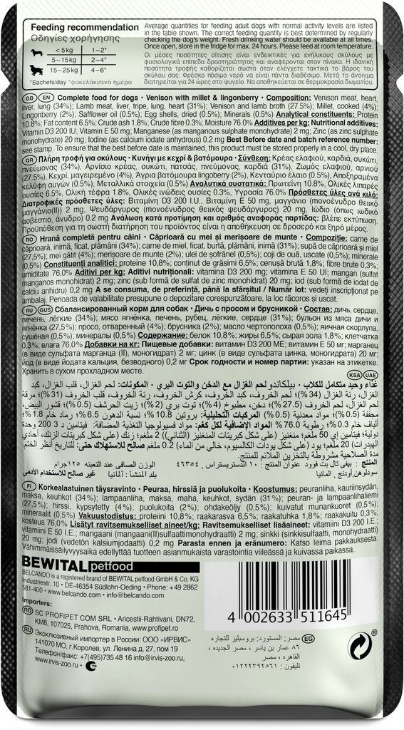 Belcando 125g*12kpl Finest WILD
