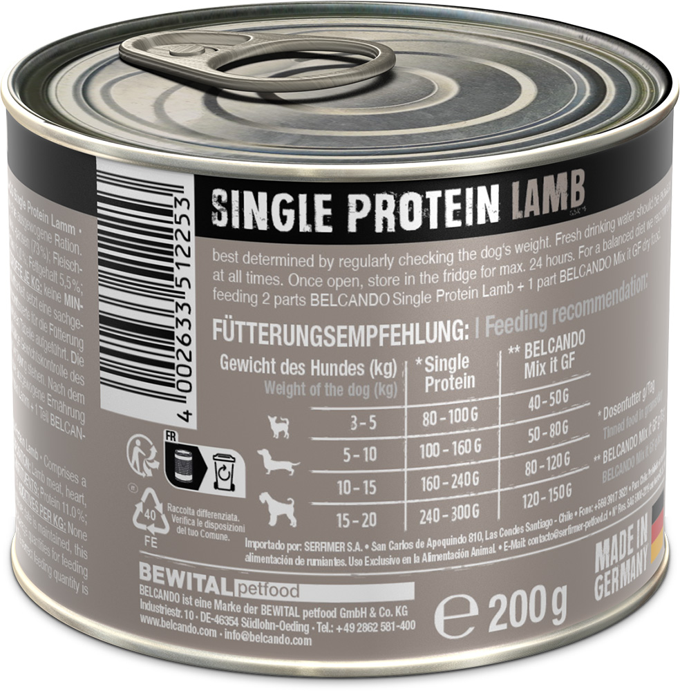 Belcando 200g/6kpl LAMB Single Protein
