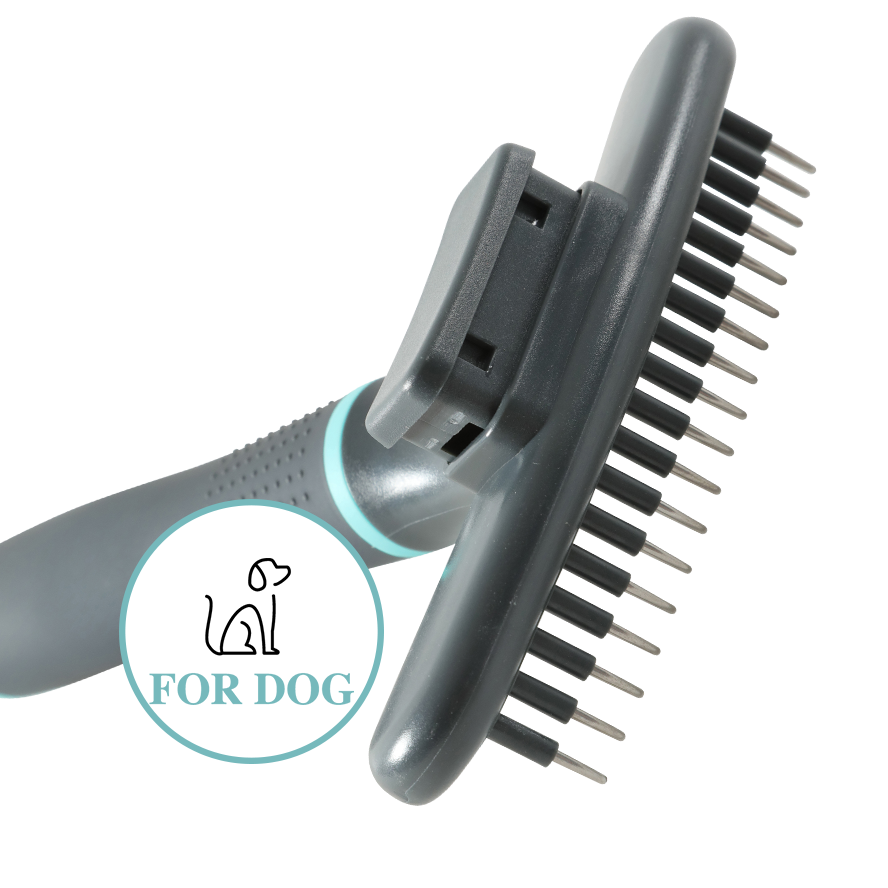 Zolux Anah curry comb retractable 18 nubs