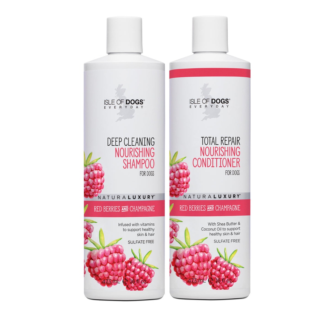 IOD Deep Clean shampoo + Total repair conditioner