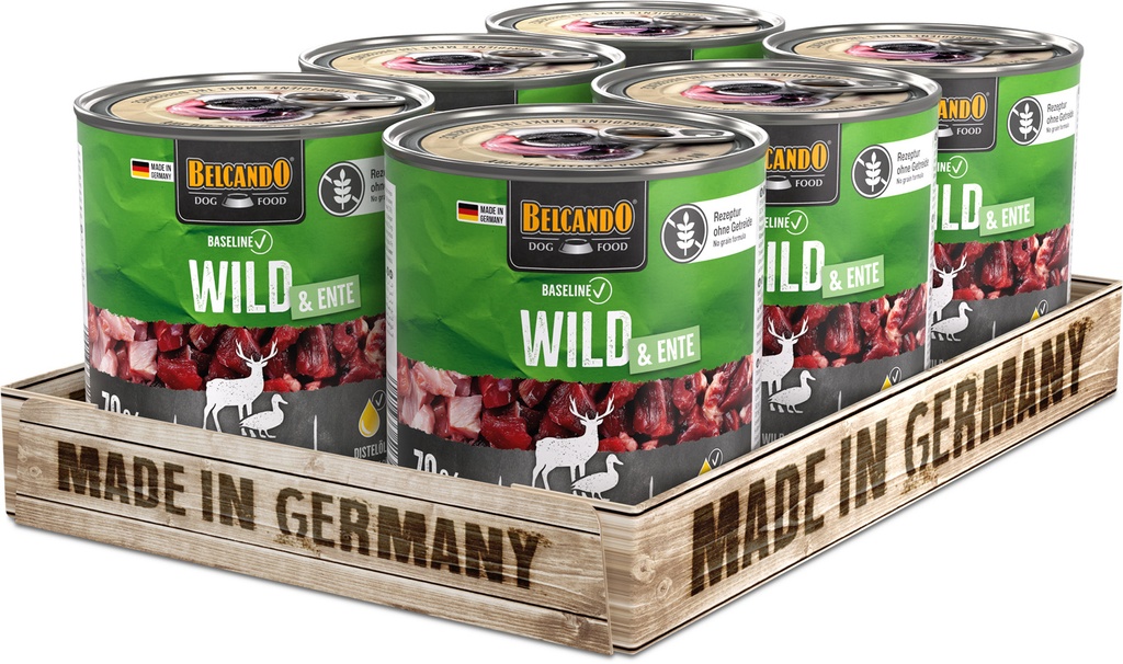 Baseline 800g*6kpl WILD & DUCK säilyke
