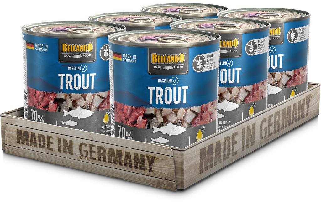 Baseline 800g*6kpl TROUT säilyke