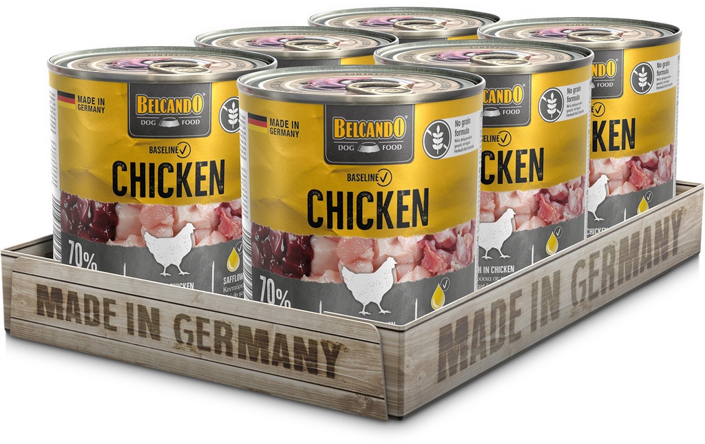 Baseline 800g*6kpl CHICKEN säilyke
