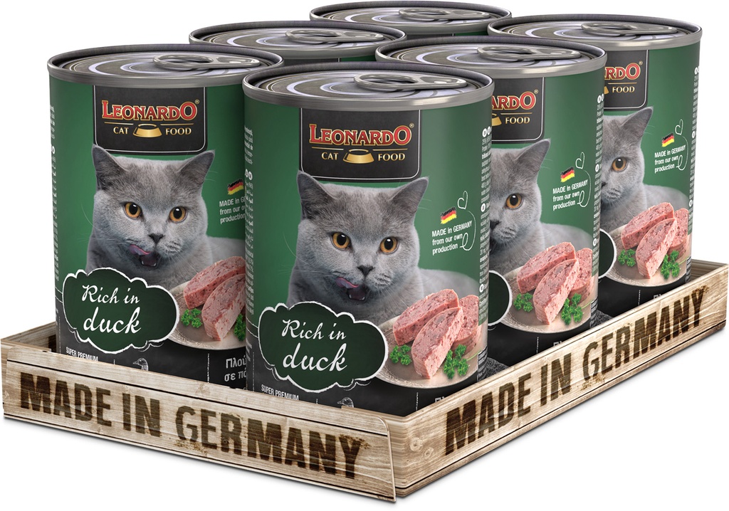 Leonardo 400g*6kpl rich in DUCK