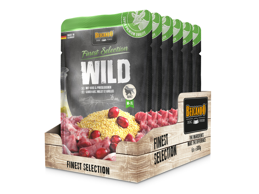 Belcando 300g/6kpl WILD with millet &amp; lingonberries