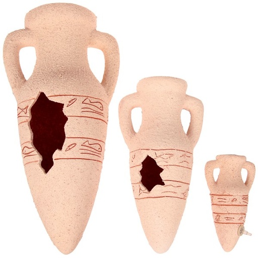 [851013] Zolux Decor Amphora sanded 10cm AIRSTONE