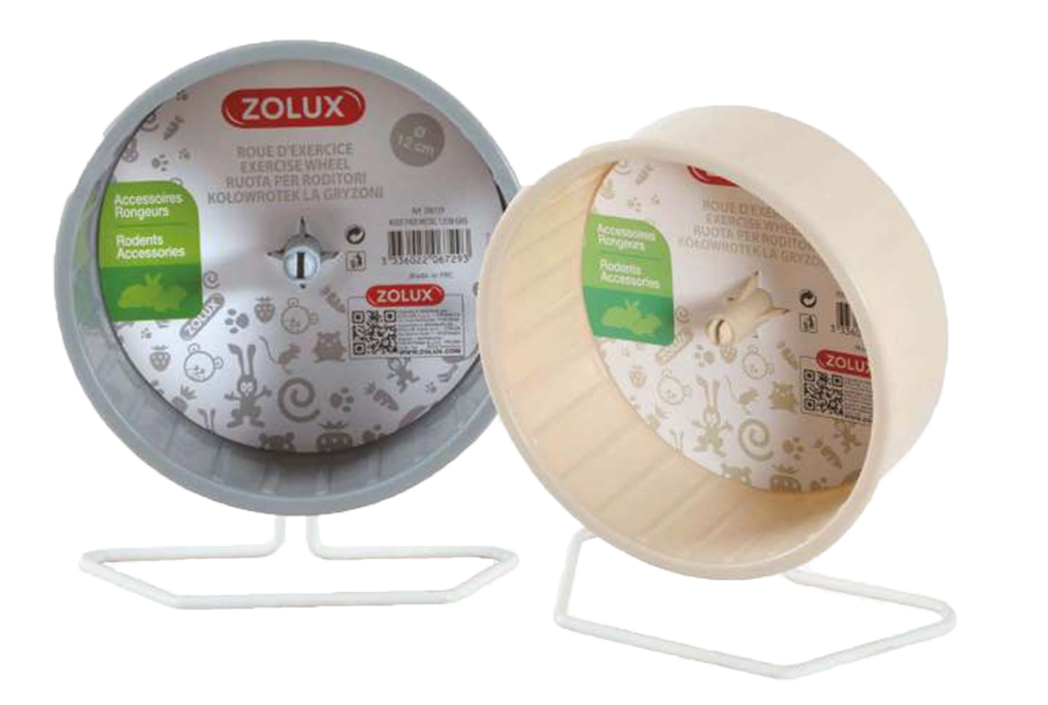 Zolux Rody Wheel 12cm harmaa