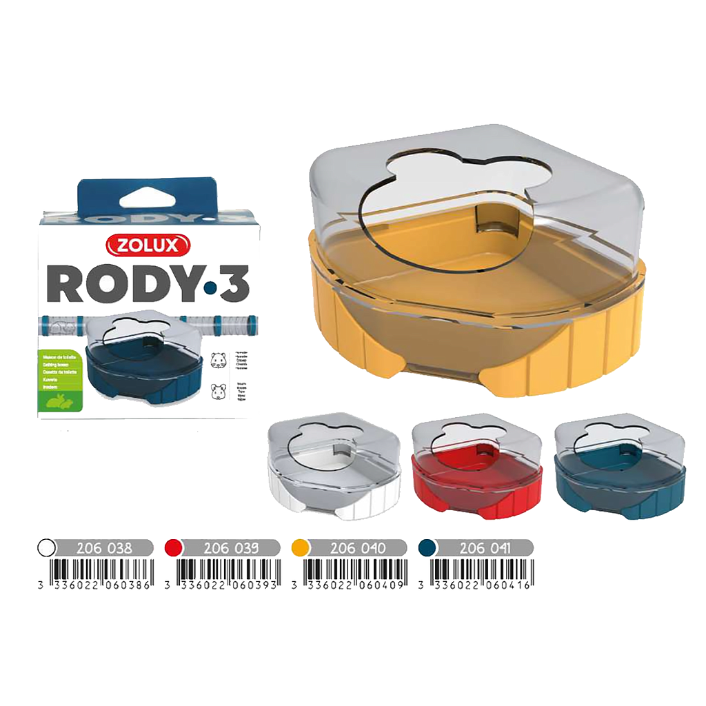 Zolux Rody Toilet sininen tai valkoinen