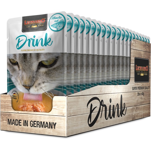 [756655] Leonardo DRINK 40g*20kpl Atlantic Cod