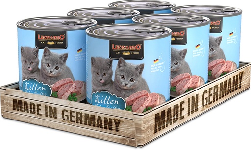 [756846 51] Leonardo 800g*6kpl KITTEN rich in poultry