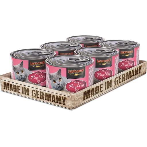 [756126 01] Leonardo 200g*6kpl Pure POULTRY