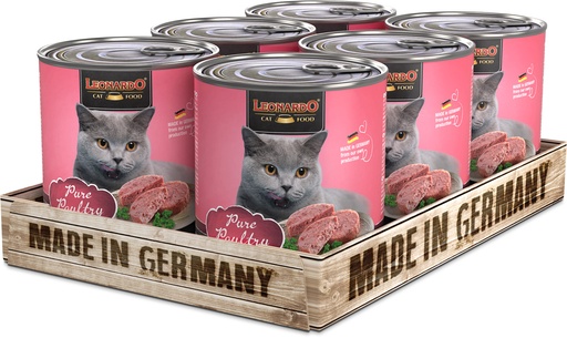 [756826 51] Leonardo 800g*6kpl Pure POULTRY