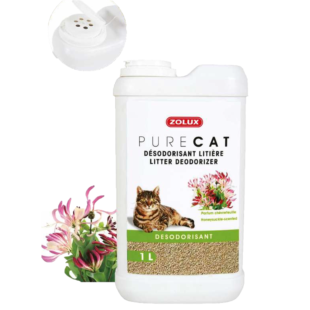 Zolux PURECAT Litter Deodorizer Honeysuckle 1L